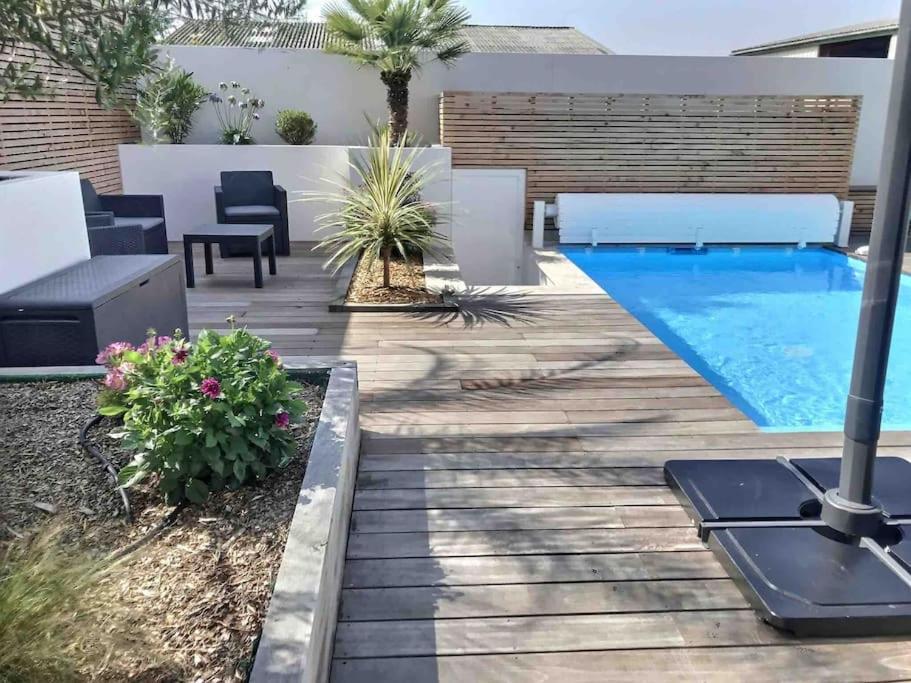 Villa Exceptionnelle Piscine Et Jardin Prive Sejour Haut De Gamme Proche La Rochelle Sainte-Soulle 外观 照片